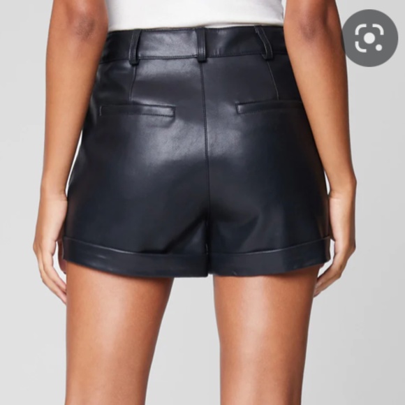 Blank NYC Pants - BLANKNYC women vegan leather shorts black (SIZE 30)
